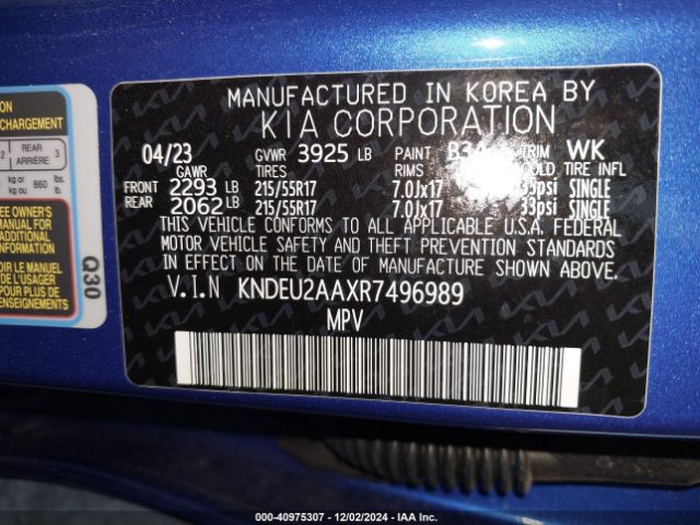 KNDEU2AAXR7496989 KIA SELTOS S