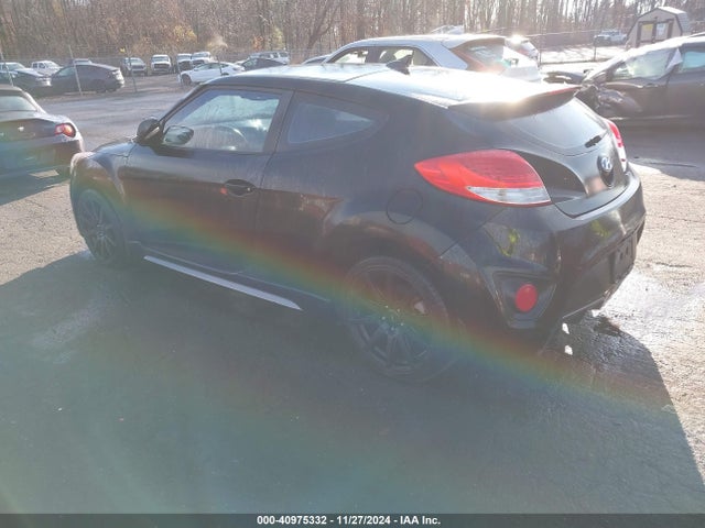Hyundai Veloster Turbo W/black 2014 KMHTC6AE9EU191396 Image 3