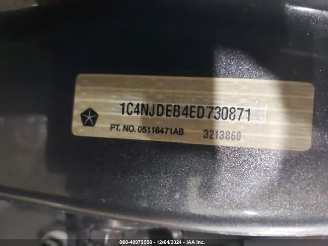 1C4NJDEB4ED730871 Jeep Compass Latitude