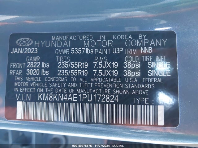 Hyundai Ioniq 5 Sel 2023 KM8KN4AE1PU172824 Image 9