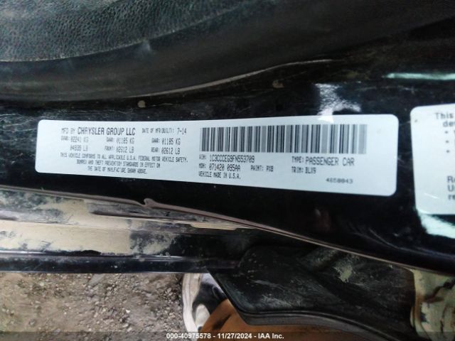 1C3CCCEG9FN553709 Chrysler 200 C