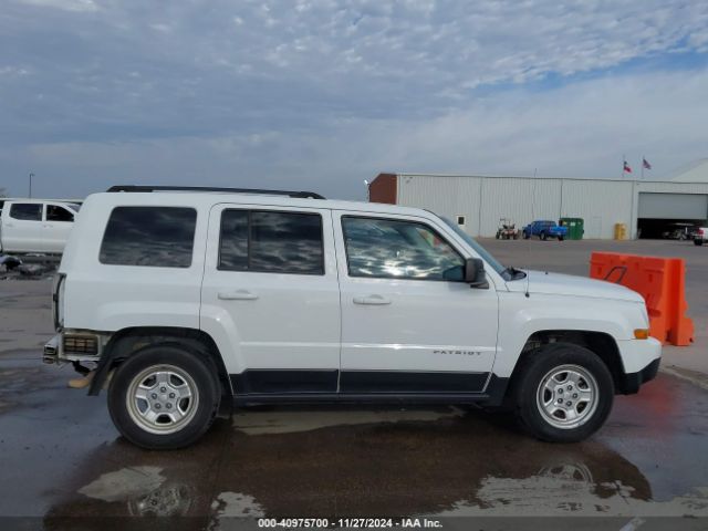 1C4NJPBB0HD121206 Jeep Patriot Sport Fwd