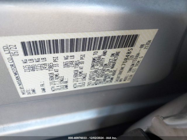 5N1BT3BB3NC708485 Nissan Rogue Sv Intelligent Awd