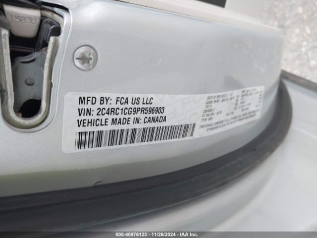 2C4RC1CG9PR596903 Chrysler Voyager Lx