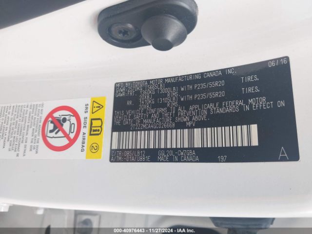 2T2ZZMCA4GC026668 Lexus RX 350