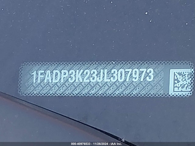 Ford FOCUS SE 2018 1FADP3K23JL307973 Image 9