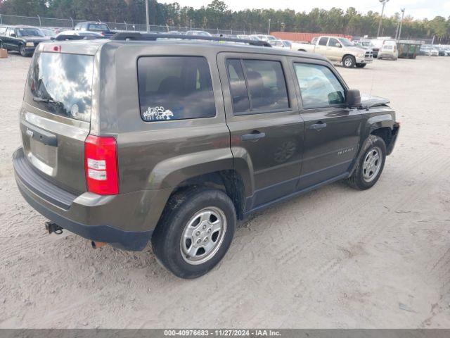 1C4NJPBA3GD589193 Jeep Patriot Sport