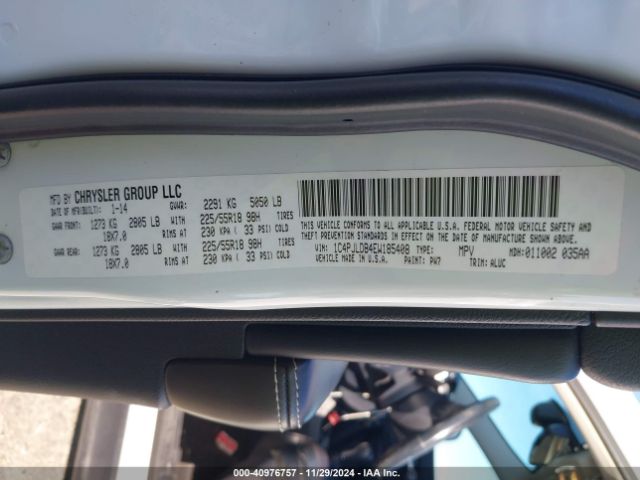 1C4PJLDB4EW185408 Jeep Cherokee Limited