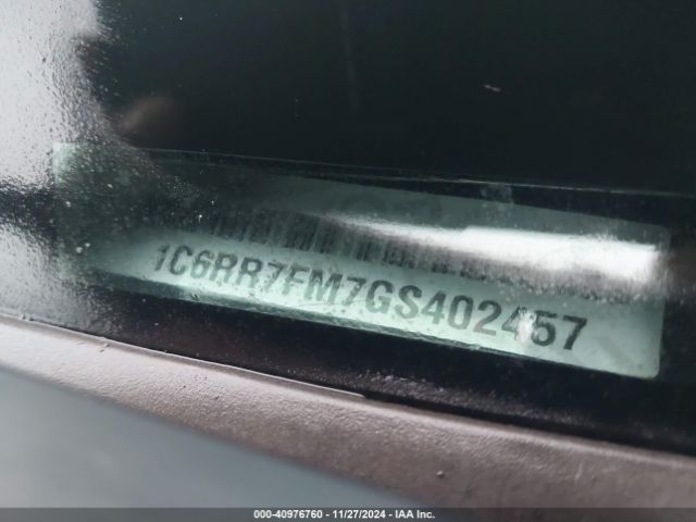 1C6RR7FM7GS402457 RAM 1500 Tradesman