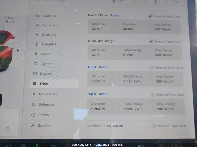 2021 TESLA MODEL Y 5YJYGDEE0MF300199 Photo 6