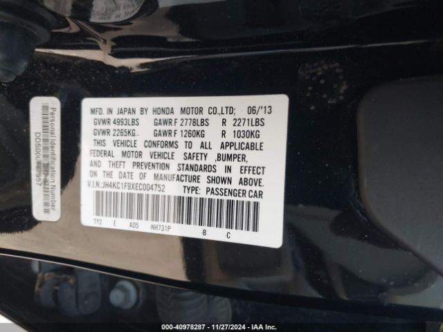 JH4KC1F9XEC004752 Acura RLX