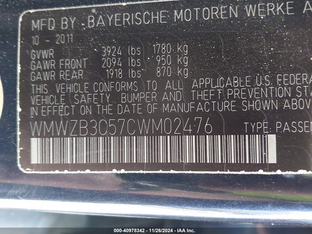 2012 MINI COOPER COUNTRYMAN WMWZB3C57CWM02476 Photo 8