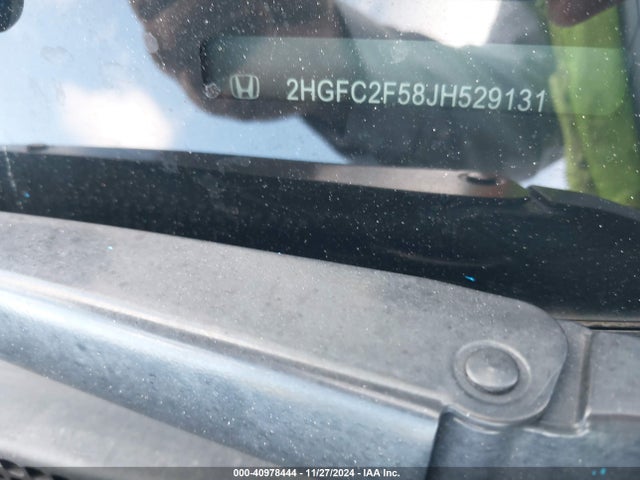 Honda Civic Lx 2018 2HGFC2F58JH529131 Image 9