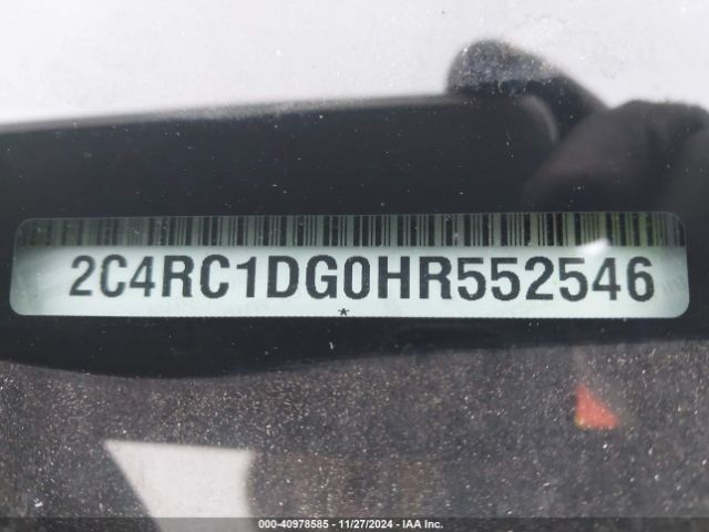 2C4RC1DG0HR552546 Chrysler Pacifica Touring
