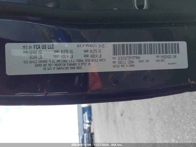 Dodge CHARGER R/T 2015 2C3CDXCT2FH777840 Image 9