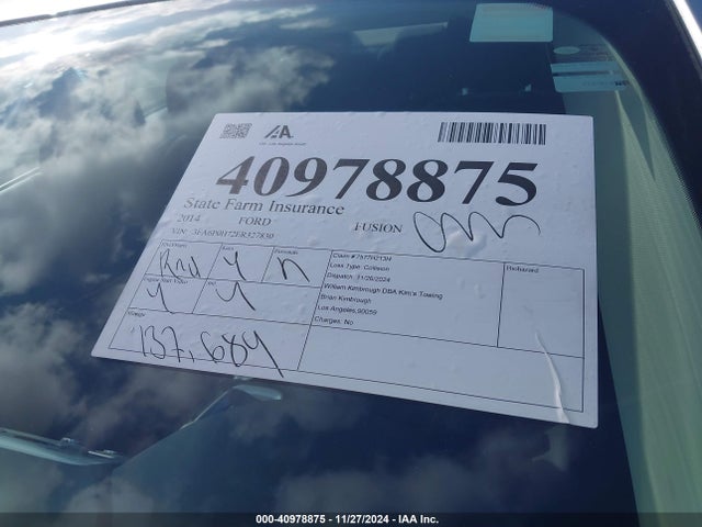 Ford FUSION SE 2014 3FA6P0H72ER327830 Image 18