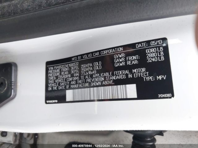 2014 VOLVO XC90 YV4952CZ4E1680532 Photo 8