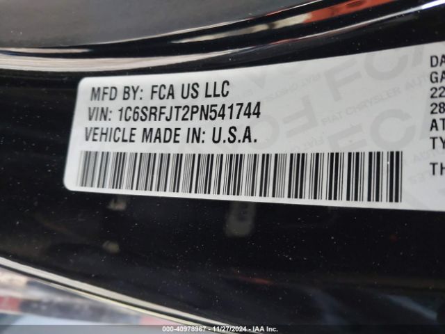 1C6SRFJT2PN541744 RAM 1500 Laramie  4x4 5'7 Box