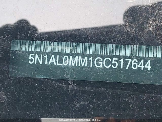 5N1AL0MM1GC517644 Infiniti QX60