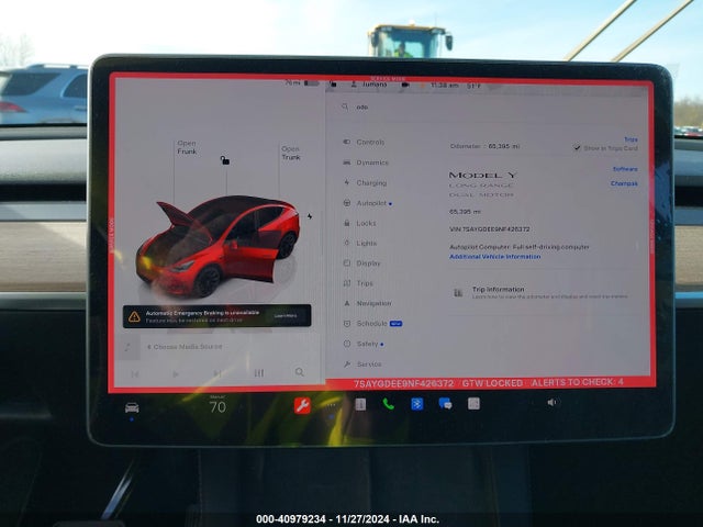 2022 TESLA MODEL Y 7SAYGDEE9NF426372 Photo 6