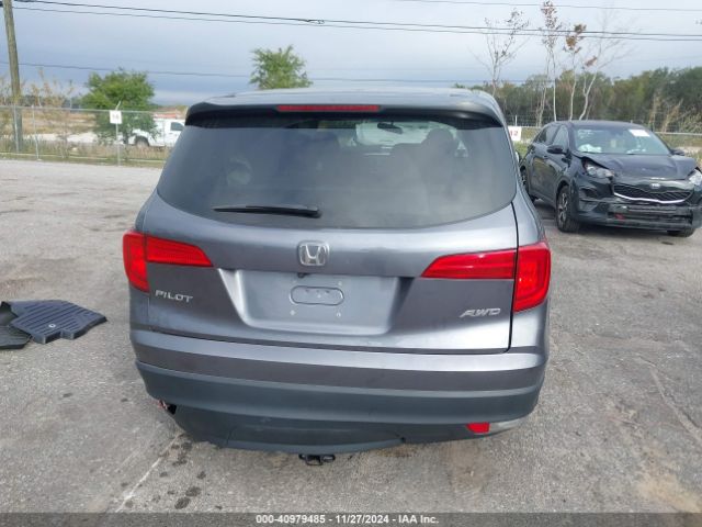 5FNYF6H15GB114976 Honda PILOT LX