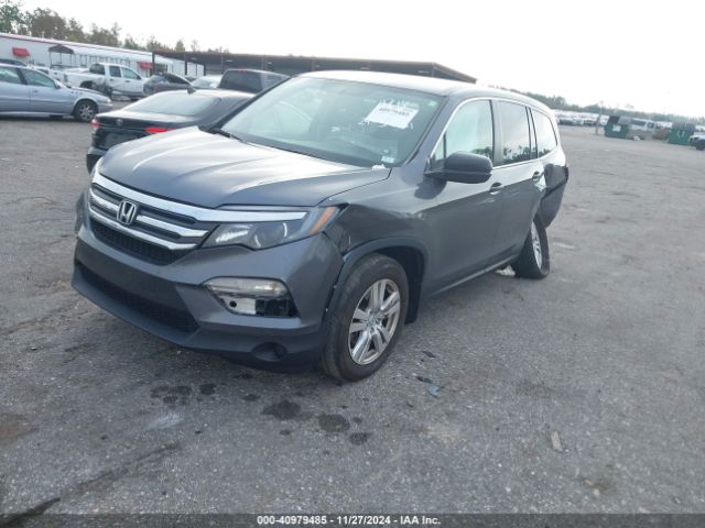 5FNYF6H15GB114976 Honda PILOT LX