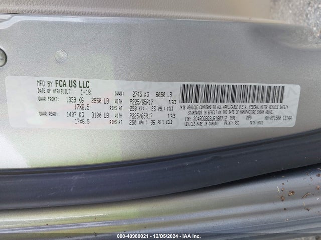 Dodge Grand Caravan Se 2018 2C4RDGBG3JR180712 Image 9