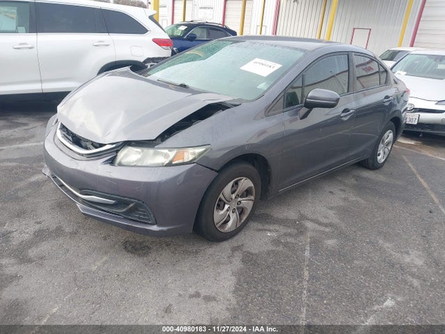 Honda Civic Lx 2014 2HGFB2F51EH555319 Image 2