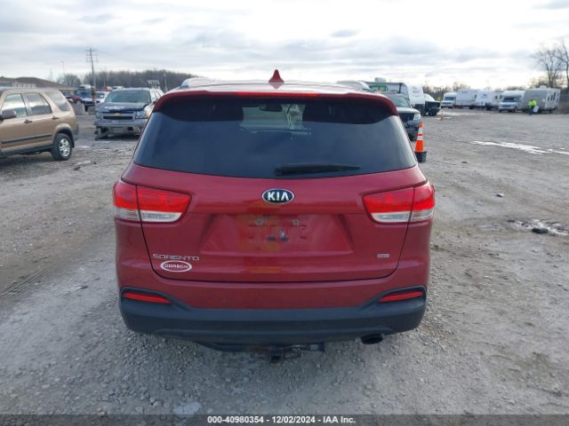 5XYPGDA31GG158734 KIA Sorento 2.4l Lx
