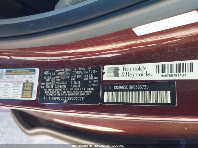 KNDMB5C11K6533729 KIA SEDONA EX