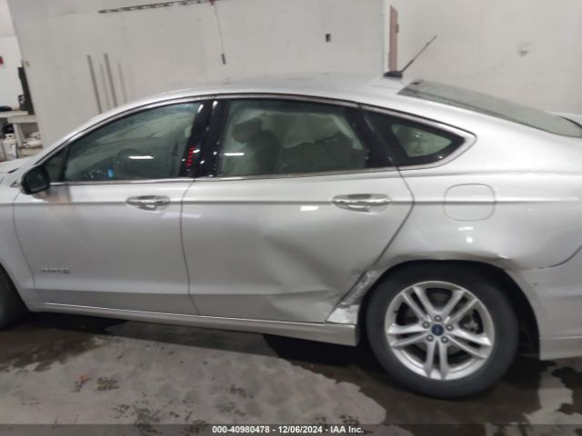 3FA6P0LU0JR151660 Ford Fusion Hybrid Se