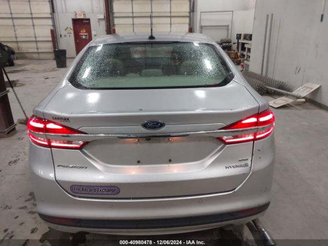 3FA6P0LU0JR151660 Ford Fusion Hybrid Se