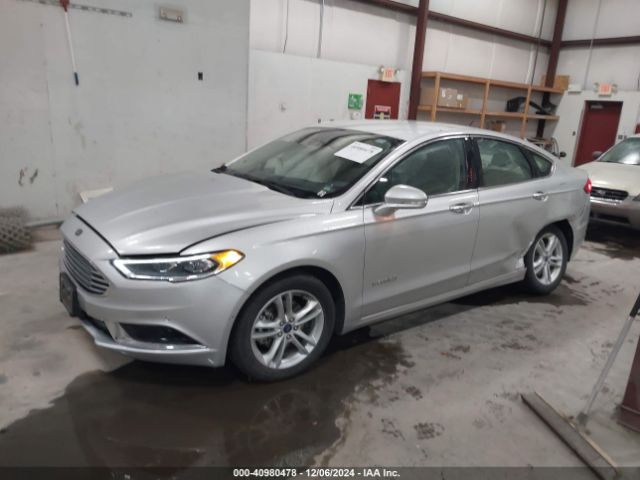 3FA6P0LU0JR151660 Ford Fusion Hybrid Se