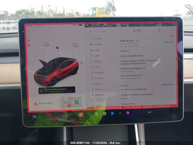 2021 TESLA MODEL Y 5YJYGDEE4MF097088 Photo 6