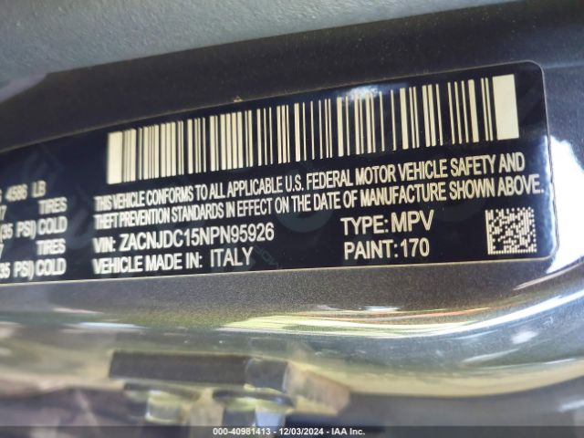 ZACNJDC15NPN95926 Jeep Renegade Trailhawk 4x4