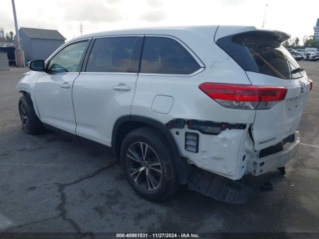 5TDZARFH7KS043482 Toyota Highlander Le