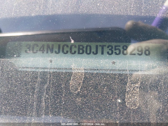 3C4NJCCB0JT358298 Jeep Compass Limited Fwd