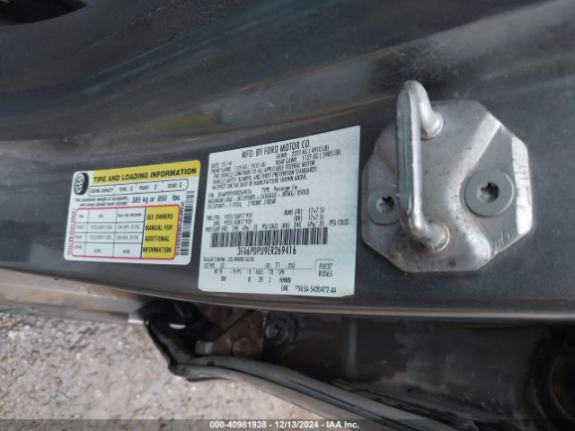 3FA6P0PU9ER269416 Ford Fusion Energi Se Luxury