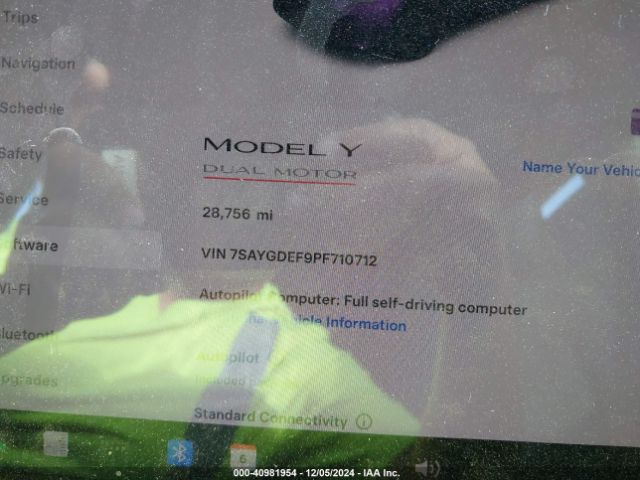 7SAYGDEF9PF710712 Tesla Model Y Performance Dual Motor All-wheel Drive