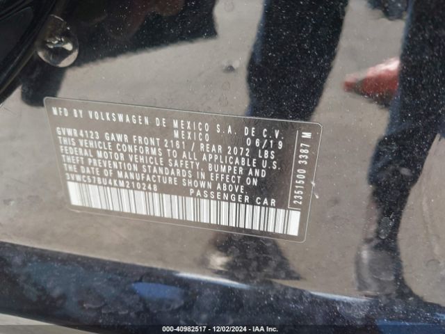 3VWC57BU4KM210248 Volkswagen Jetta