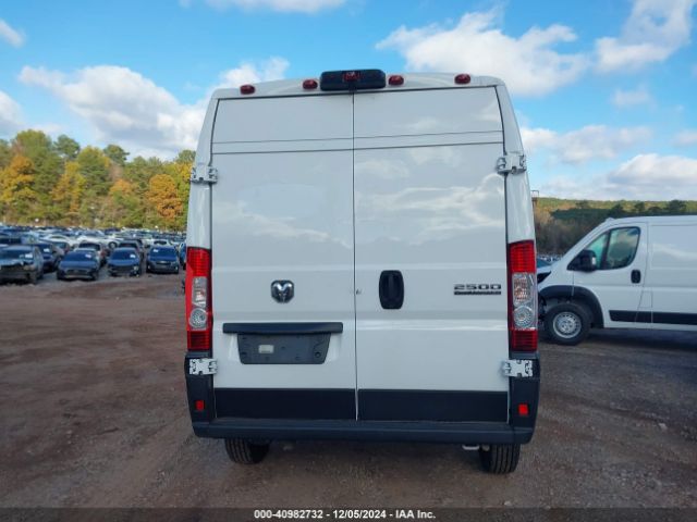 3C6LRVDG5PE563755 RAM Promaster 2500 High Roof 159 Wb