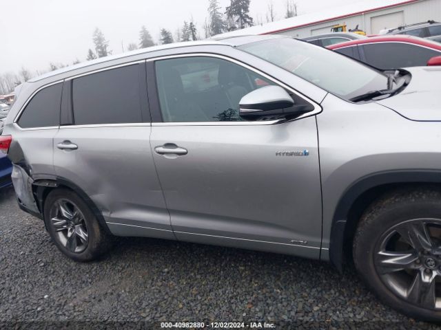 5TDDGRFH2HS022332 Toyota Highlander Hybrid Limited Platinum