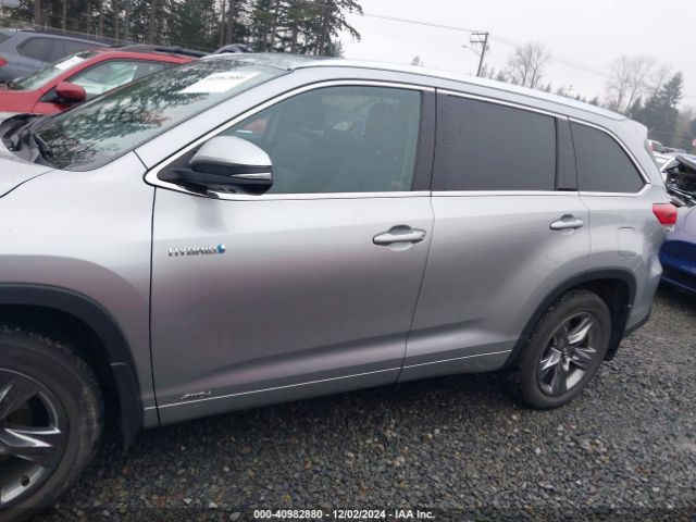 5TDDGRFH2HS022332 Toyota Highlander Hybrid Limited Platinum
