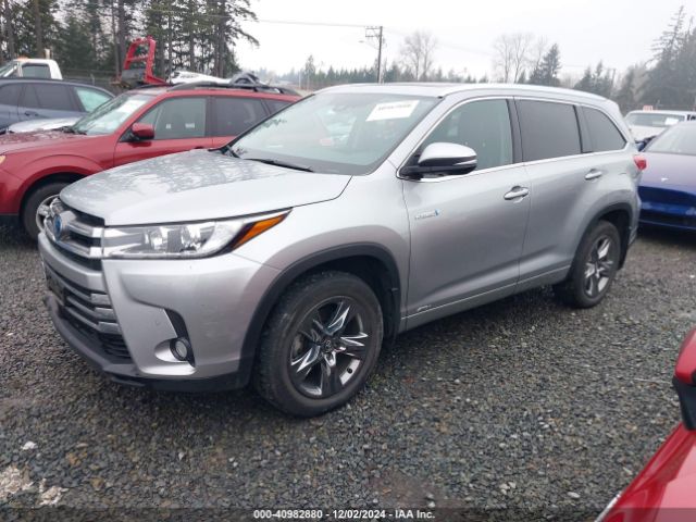 5TDDGRFH2HS022332 Toyota Highlander Hybrid Limited Platinum