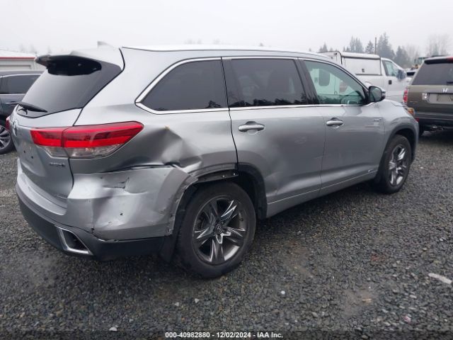 5TDDGRFH2HS022332 Toyota Highlander Hybrid Limited Platinum