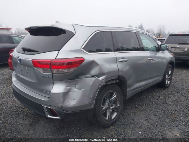 5TDDGRFH2HS022332 Toyota Highlander Hybrid Limited Platinum