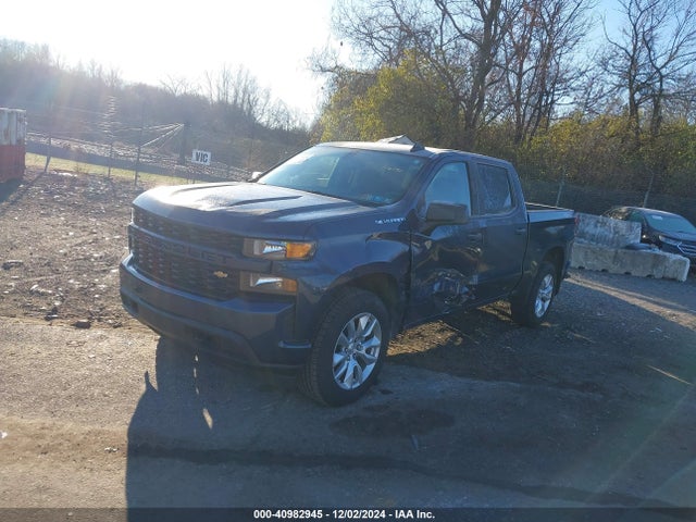 Chevrolet Silverado 1500 4wd  Short Bed Custom 2021 1GCPYBEH4MZ116191 Image 2