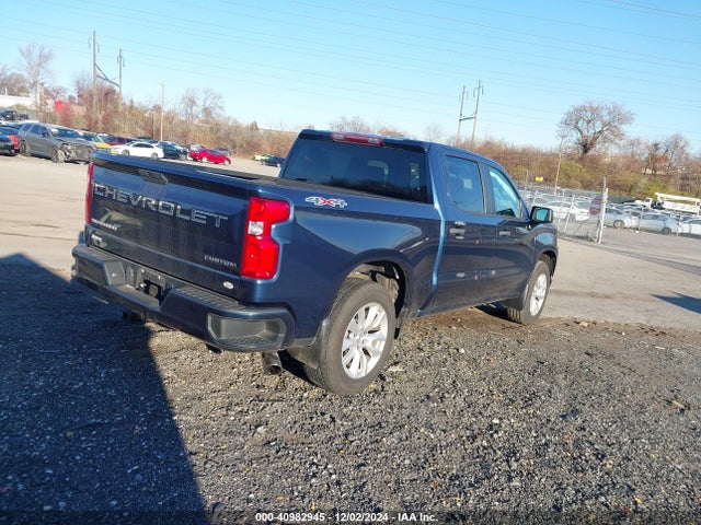 Chevrolet Silverado 1500 4wd  Short Bed Custom 2021 1GCPYBEH4MZ116191 Image 4
