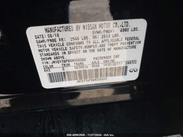 JN1EV7AP6GM304242 Infiniti Q50 3.0t Premium