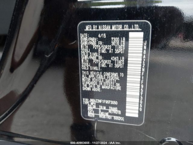 JN8AZ2NF1F9573050 Infiniti QX80